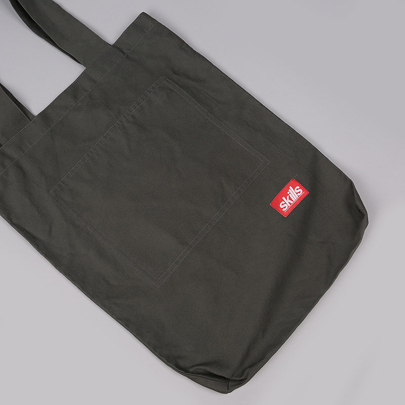  зеленая сумка Skills Tote Bag Tote-Bag-dark-grn - цена, описание, фото 2